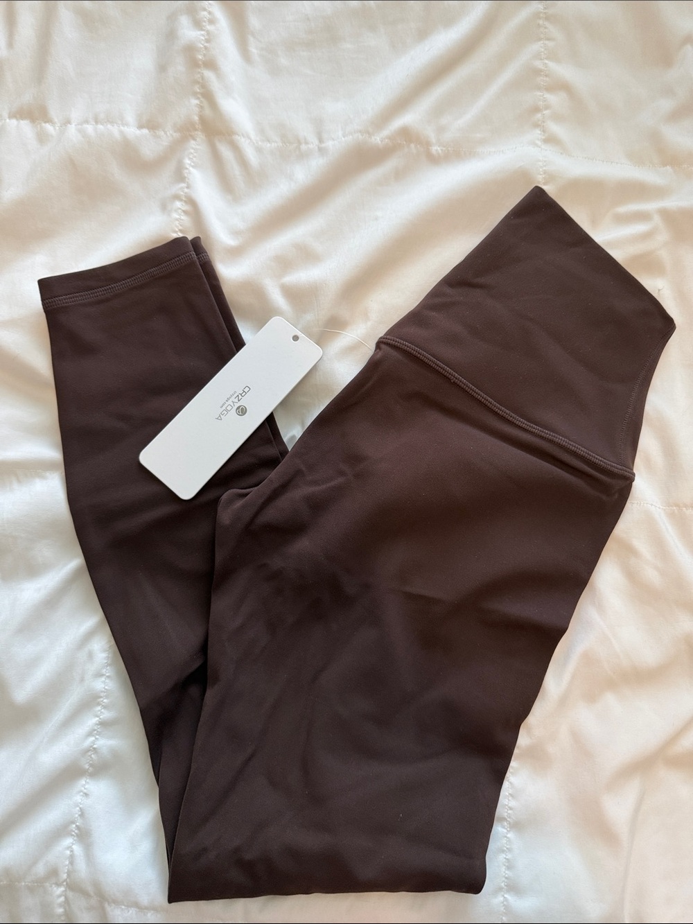 NWT CRZ yoga brown leggings. Size small